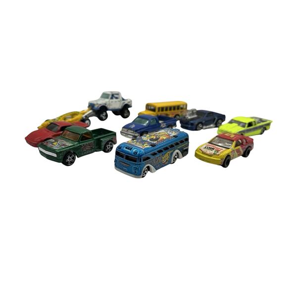 Vintage Hot Wheels Lot (10) 1985–2002 + 1:24 NASCAR • Porsche Chevy Dodge - Picture 2 of 4